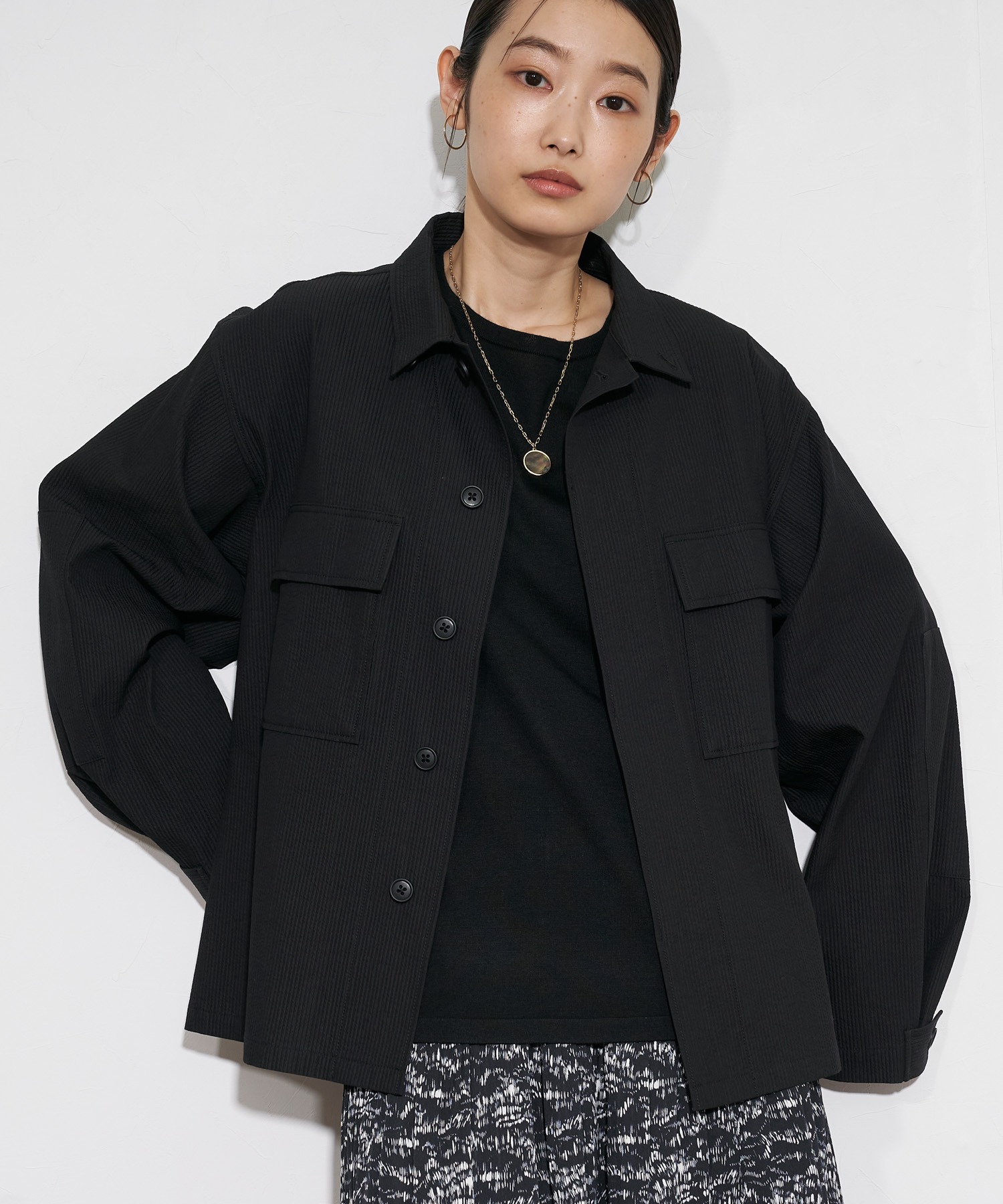 新品　ランドワーズ　袖カウレザー　スタジャン　/38　ブラック×白　本革　牛革 新品 ランドワーズ 袖カウレザー スタジャン /38 ブラック×白 本